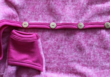 Overall mit Kratzschutz Wollfleece kbT Fb. 103 rosa Größe 62/68 6