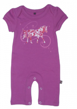 Baby Body Romper Animal Tails Przewalski Pferd
