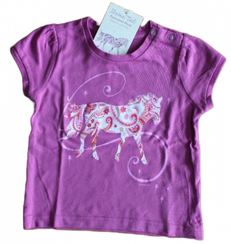 T-Shirt Animal Tails Przewalski Pferd Amethyst pink