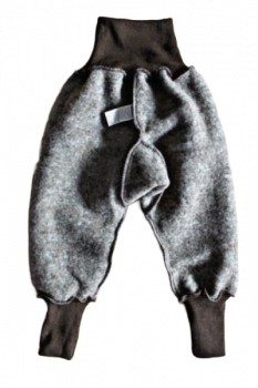 Schlupfhose Wollfleece kbT Fb. braun melange