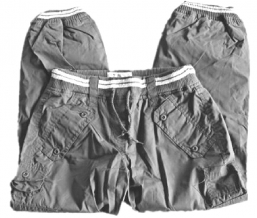 Thermohose Stiefelhose, grau, Übergröße SMS  128-164 xw