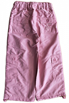 Cargohose mit Stickerei  Rosa Größe 104-128