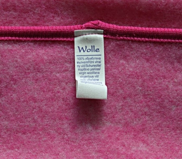 Strampelsack Wollfleece k.b.T. 50 cm rosa