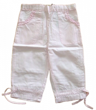 Baby Sommerhose cotton pants rosa, beige  Größe 74-92