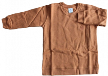 Sweatshirt 100% kbA Baumwolle orange Größe 92