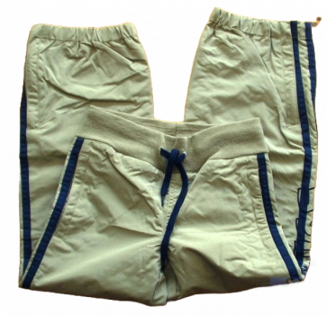 TIGERS Nylon-Outdoorhose Größe 152  beige/blau