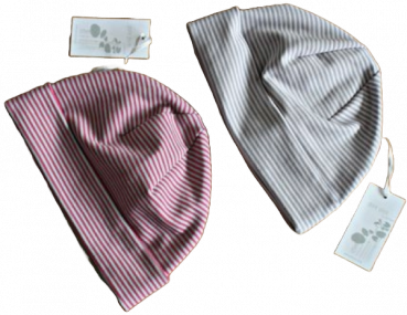 Umschlagmütze purepure  himbeere/wasser 100% kbA cotton Größe 53-55