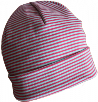 Umschlagmütze purepure  himbeere/wasser 100% kbA cotton Größe 53-55