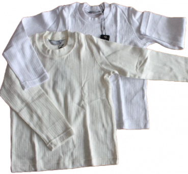 longsleeve Langarmshirt off/white Webstreifen Cotton  Größe 104-128