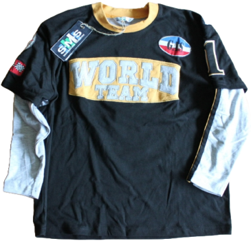 Long sleeve T-Shirt double lyer Größe 140-152xw Übergröße