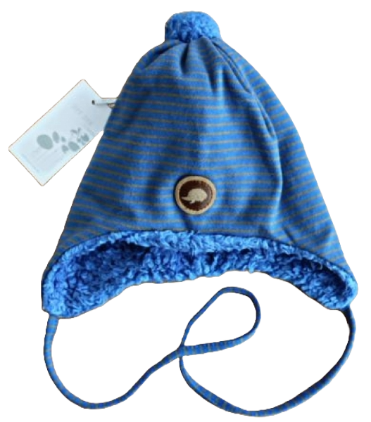 Baby Bindemütze pure pure -Igel-  Größe 49-51