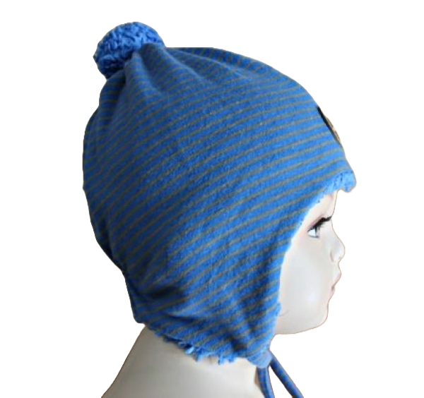 Baby Bindemütze pure pure -Igel-  Größe 49-51