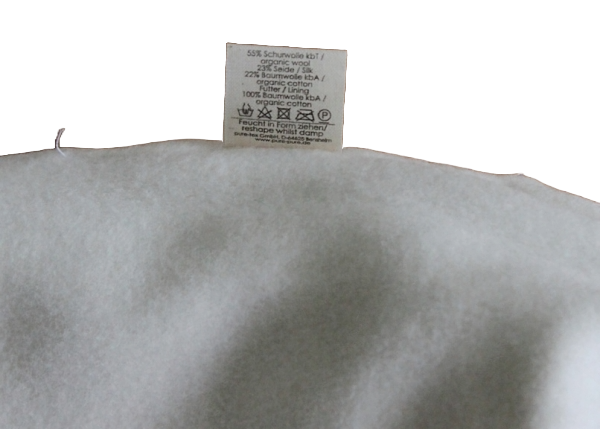 Baby Binde Strickmütze  purepure mit Seide Größe 43-49