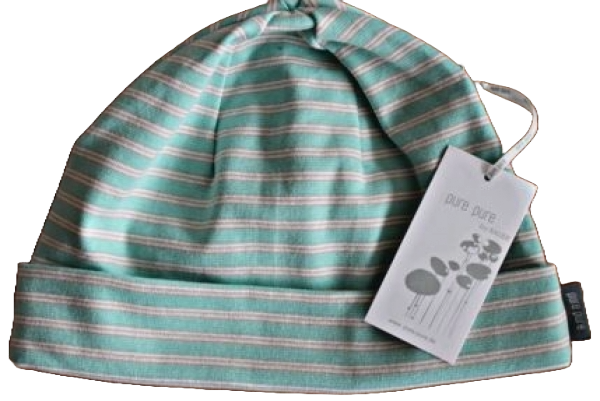 Umschlagmütze purepure  wasser/khaki 100% kbA cotton Größe 53-55