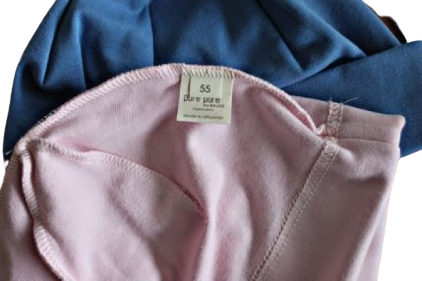 Umschlagmütze pure aqua 100% kbA cotton Größe 55-57