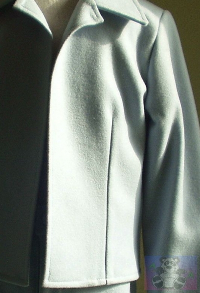 Hosenanzug Kostüm Tuch Wolle eisblau Größe 104, 116