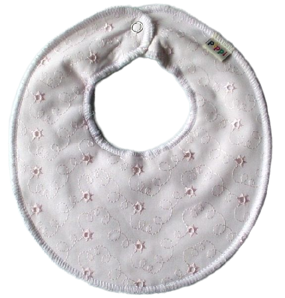Lätzchen Kragen Stickerei Rosè collar pink
