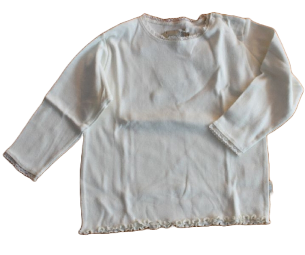 longsleeve Shirt offwhite cotton mit Spitze Größe 80-92 longsleeve Shirt offwhite cotton mit Spitze Größe 80-92 longsleeve Shirt offwhite cotton mit Spitze
