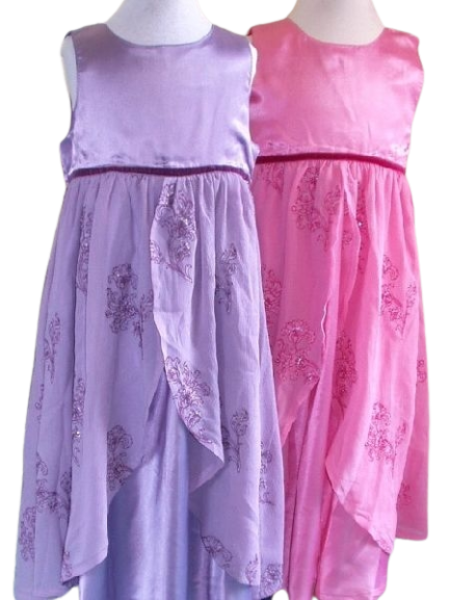 festliches Kleid  Chiffonrock Stick, Perlen Größe 116-128 KIDS-UP