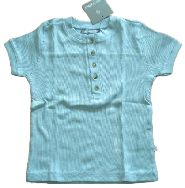 Rippshirt, Polo, schilfgrün minymo