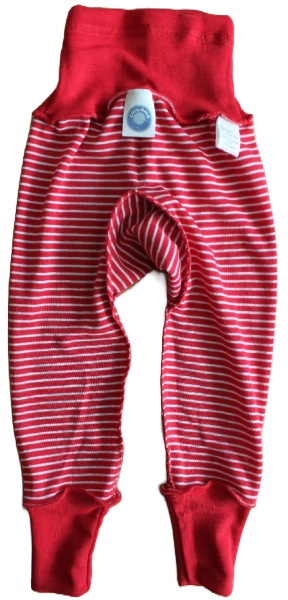 Baby-Hose lang, mit Bund  Wolle/Seide kbT