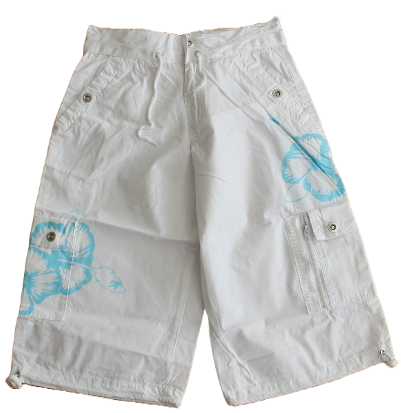 Bermuda Cargohose  Weiß Größe 140-176
