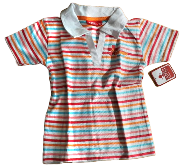 T-Shirt Poloshirt Ringel  Größe 92, 100% cotton