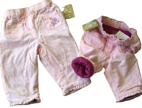 Baby Sommerhose cotton pants rosa  Größe 68-80