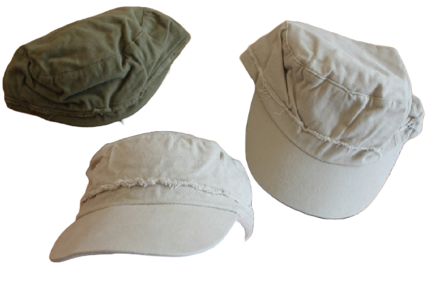 Baseballmütze Oliv, Schwarz 100% cotton Größe 53-59