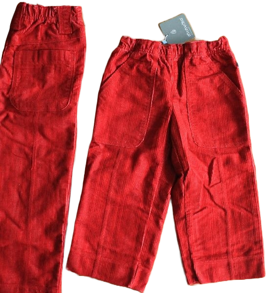 Cordhose Aubergine oder rot Struktur  Größe 98 - 110