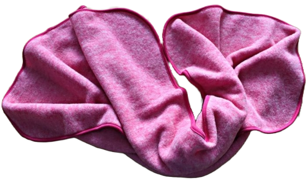 Baby Decke  Wollfleece k.b.T.   80x100  Farbe rosa melange