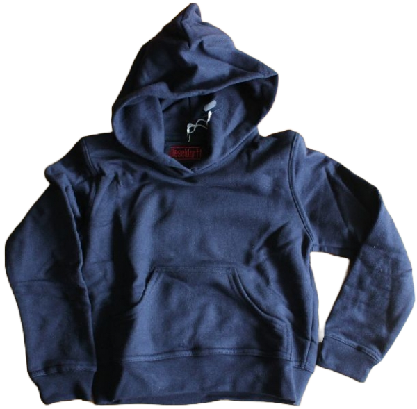 Sweater hooded Kapuzensweat blau Größe 128