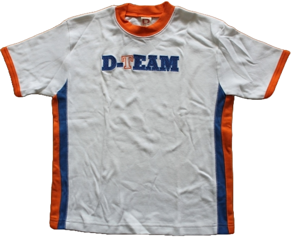 D-TEAM  T-Shirt weiß  Größe 128 - 164