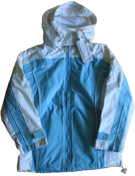 Funktionsjacke Nylon 3 in 1 Hellblau/weiß 140-164