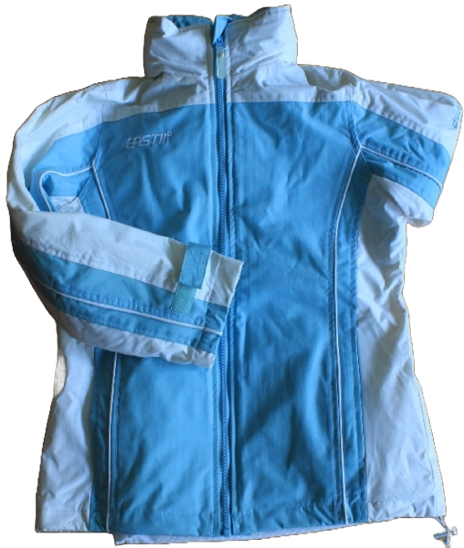 Funktionsjacke Nylon 3 in 1 Hellblau/weiß 140-164