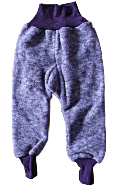 Schlupfhose Wollfleece kbT Fb. 113 lila melange