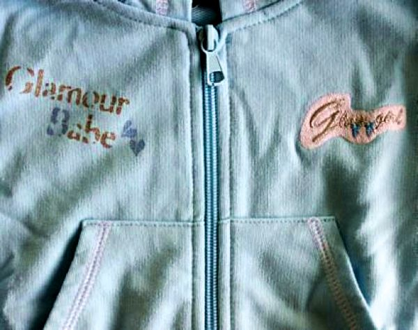 Sweatjacke hooded cardigan glamourgirl bleu 116-122