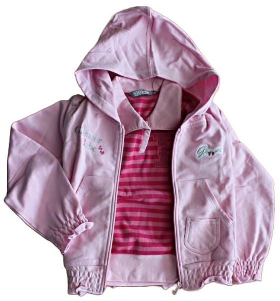Sweatjacke + Shirt glamour babe Größe 110-122