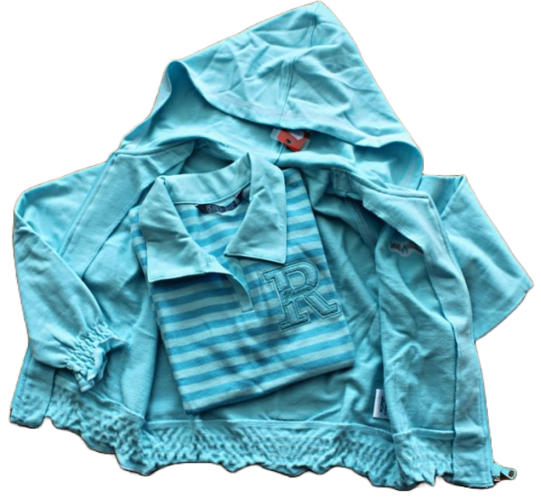 Sweatjacke + Shirt glamour babe Größe 122