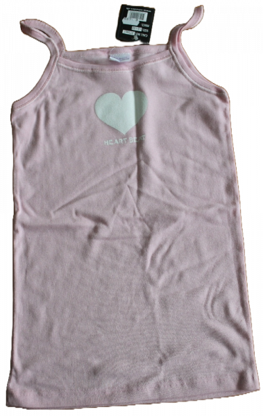 Wäscheshirt Trägerhemd  weiß oder rosa 100% cotton Größe 104/152