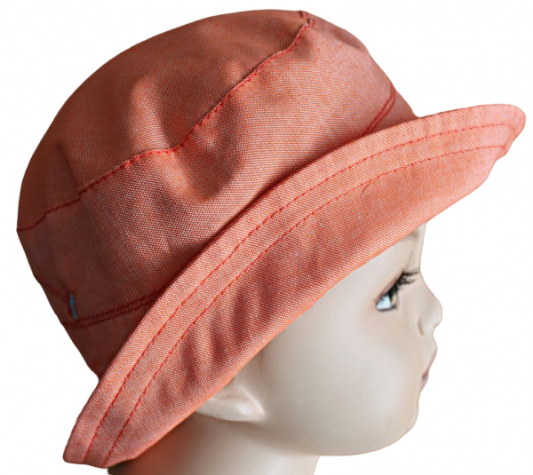 Fischerhut pure orange 100% kbA cotton