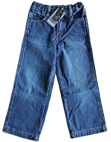 Jeans 5 pockets klassisch bluedenim Gummizug