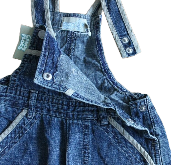 Jeans Shorts Latzhose  Baumwolle  Größe 68-80