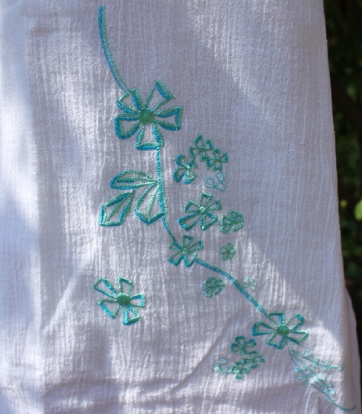 Kleid ärmellos Baumwolle Krepp