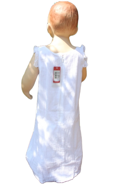 Kleid ärmellos Baumwolle Krepp