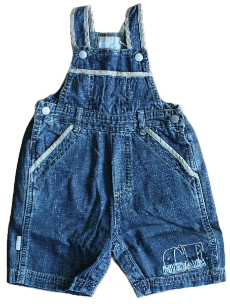 Jeans Shorts Latzhose  Baumwolle  Größe 68-80