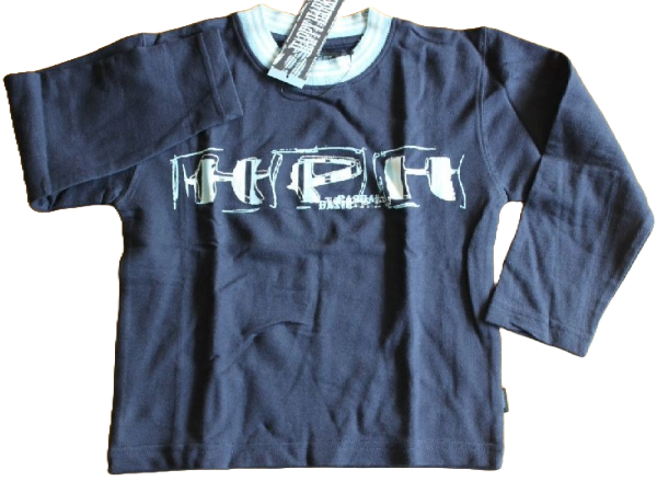 Langarmshirt longsleeve  marine, Größe 98-116
