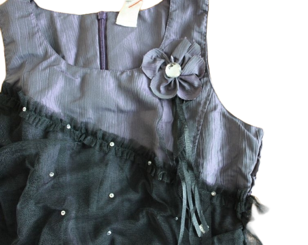 Top violett schwarz Größe 128 - 164 Top violett schwarz Größe 128 - 164