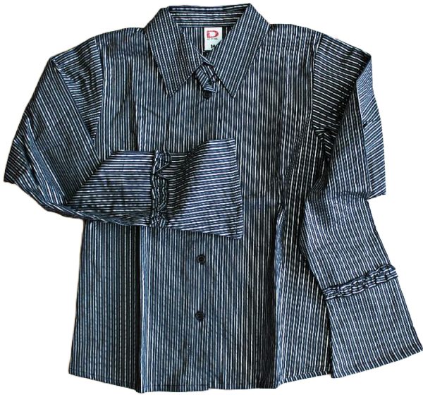 Bluse  schwarz silber  sehr edel  Größe 128-152