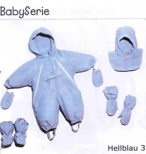 Baby mikk-line Overall microfaser blau Größe 68